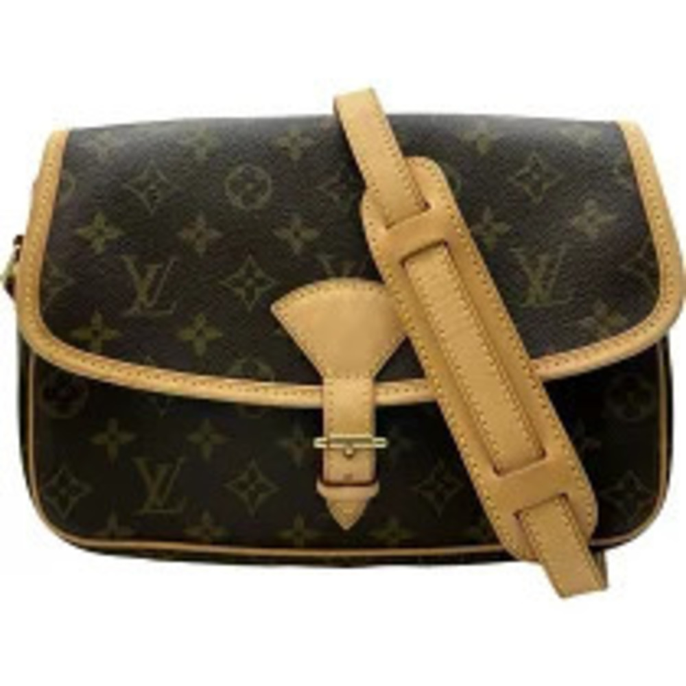 Louis Vuitton Sologne Brown Monogram Canvas Shoulder Bag